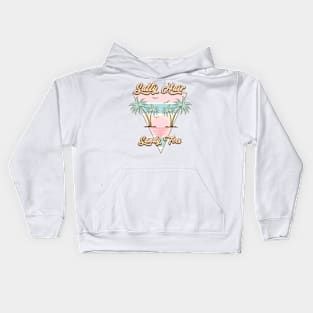 Salty Hair Sandy Toes Kids Hoodie